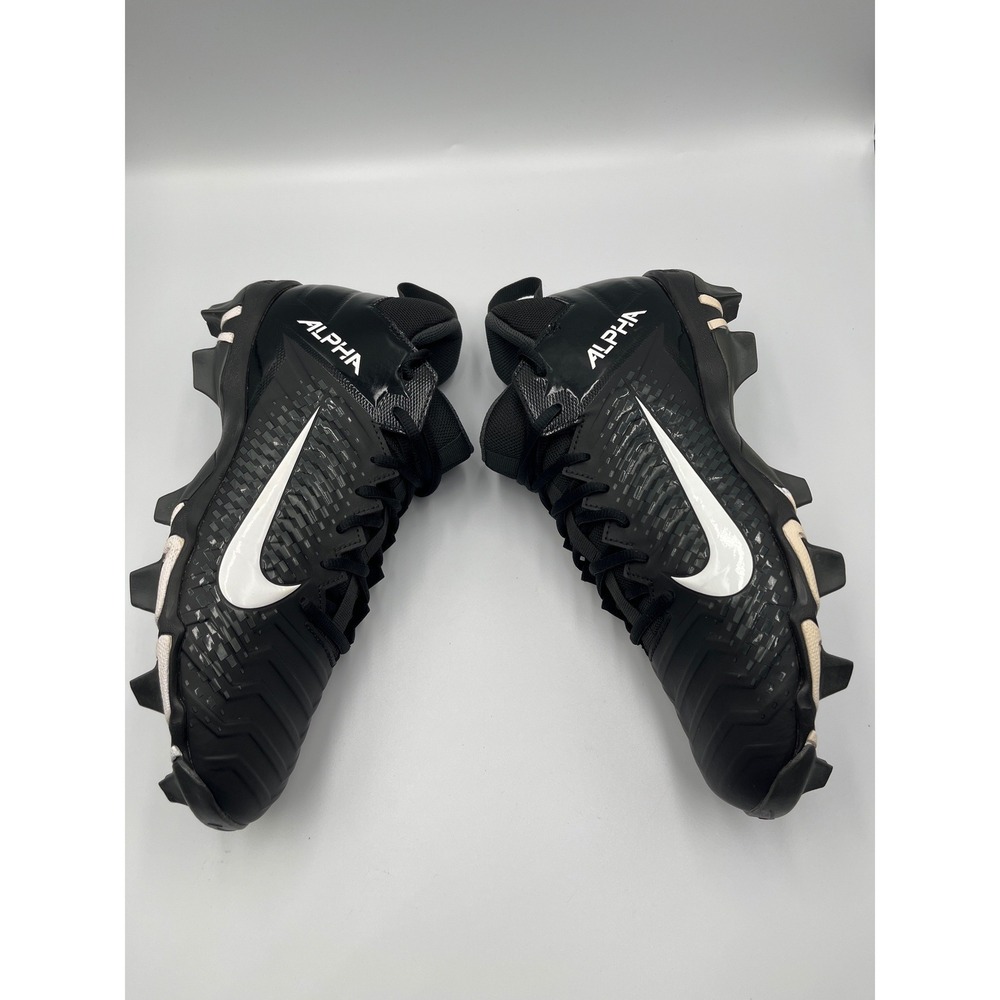 Nike Alpha Menace 2 Football Shoes Black White Mens Size‎ 9 - Picture 10 of 13